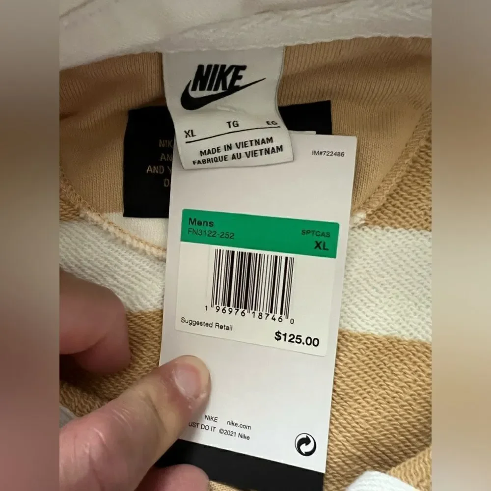 Nike Heavyweight Rugby Shirt Sesame White